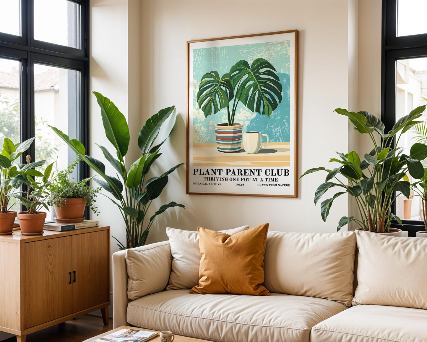 Flower Wall Decor | Monstera Plant Poster