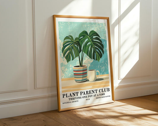 Flower Wall Decor | Monstera Plant Poster