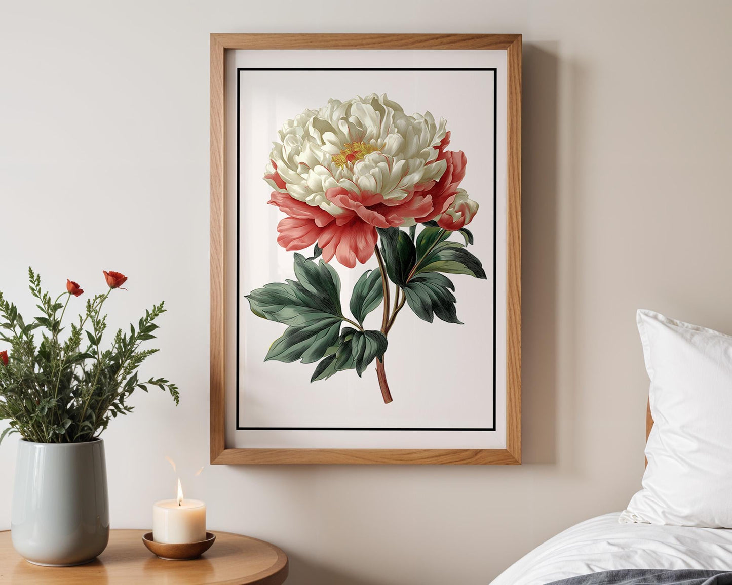 Flower Wall Decor | Peony Floral Decor