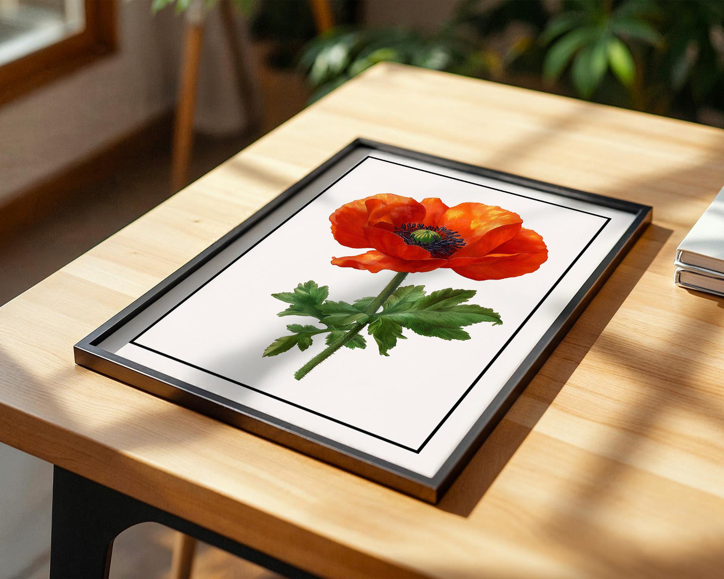 Flower Wall Decor | Bold Red Poppy