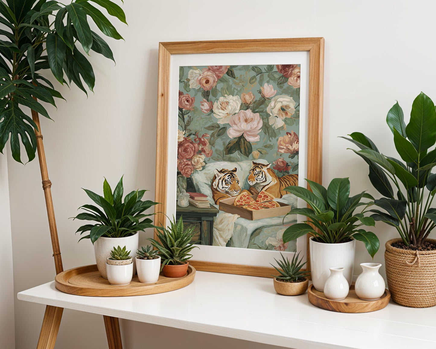 Dopamine Decor | Tiger Dopamine Decor Art