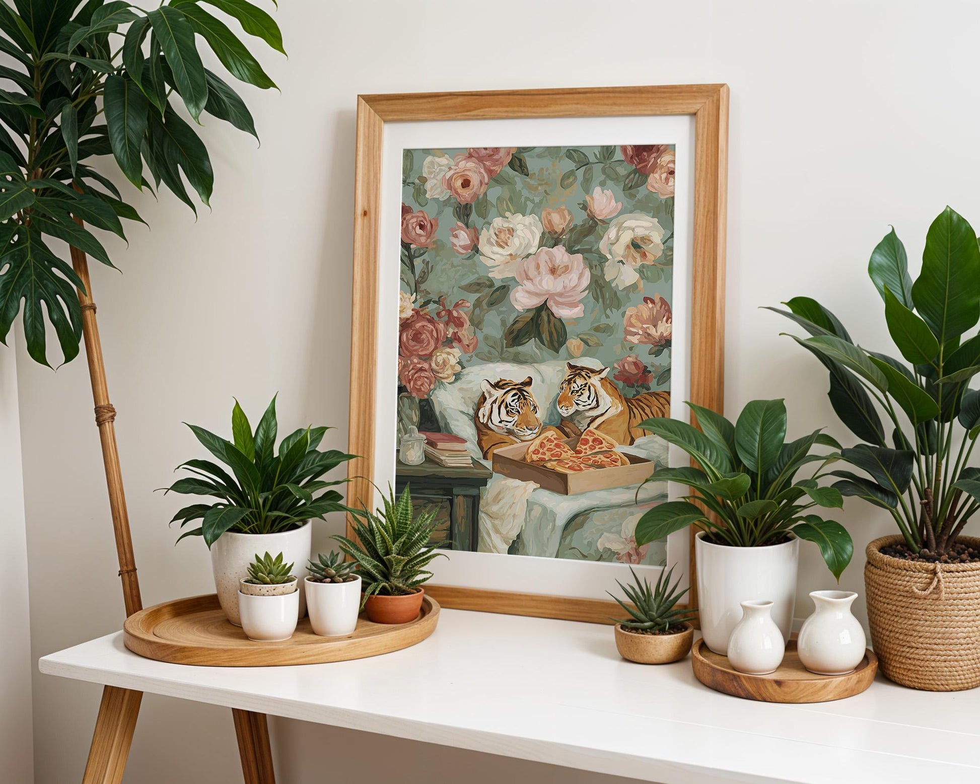 Dopamine Decor | Tiger Dopamine Decor Art