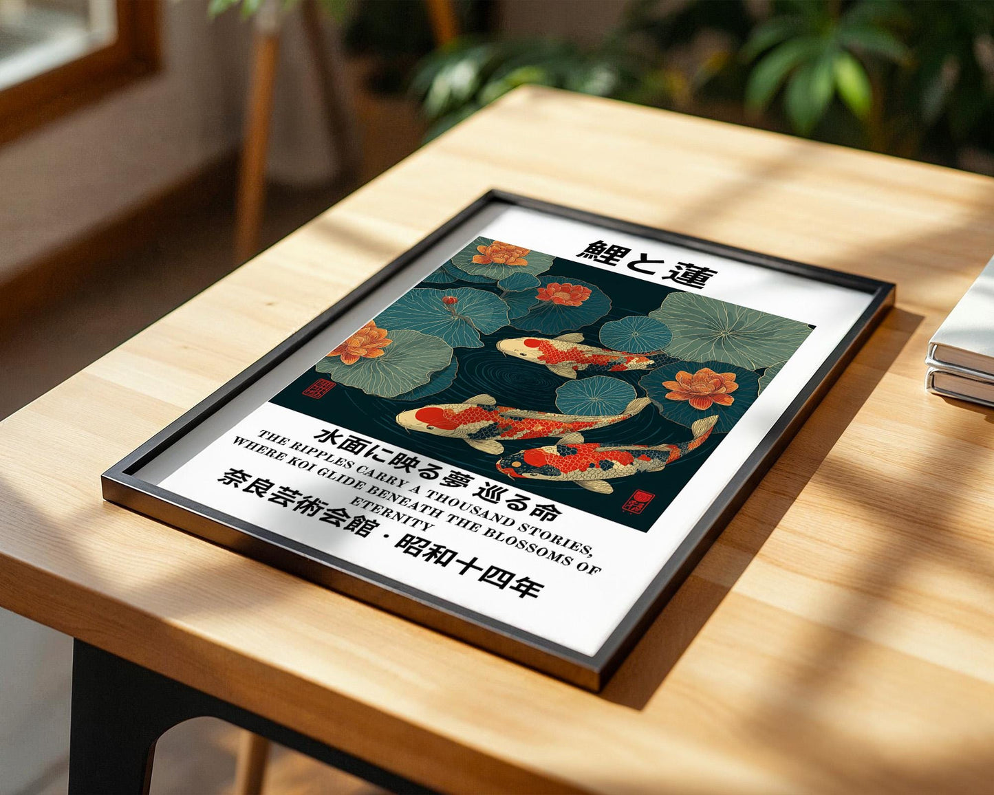 Japanese Wall Art | Japanese Koi Fish Poster