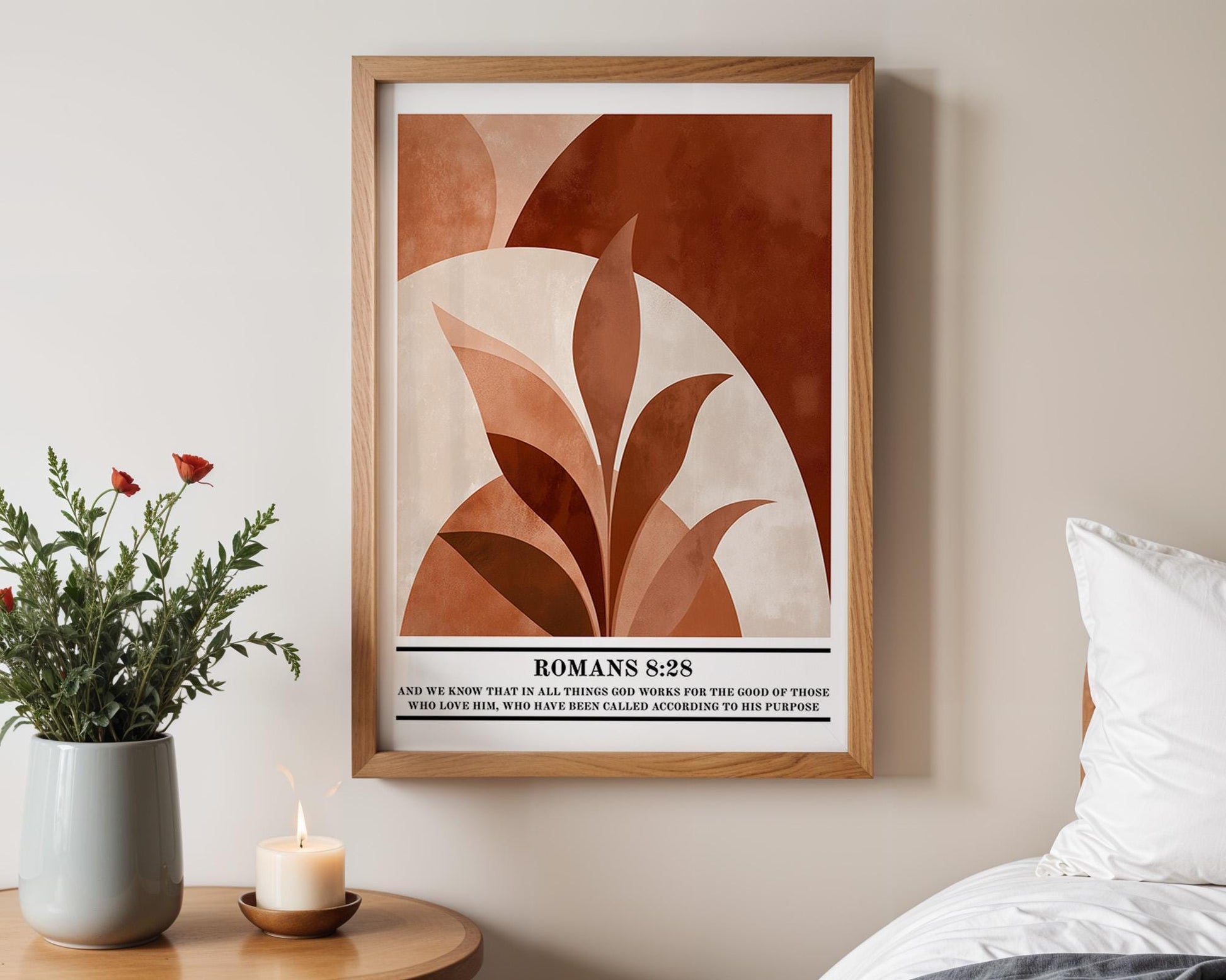 Christian Wall Art | Romans 8:28 Print