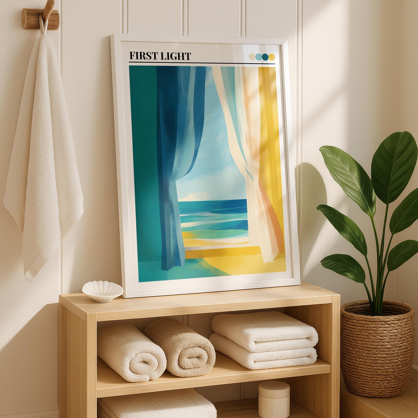Bathroom Wall Art | Beach Wall Art Print