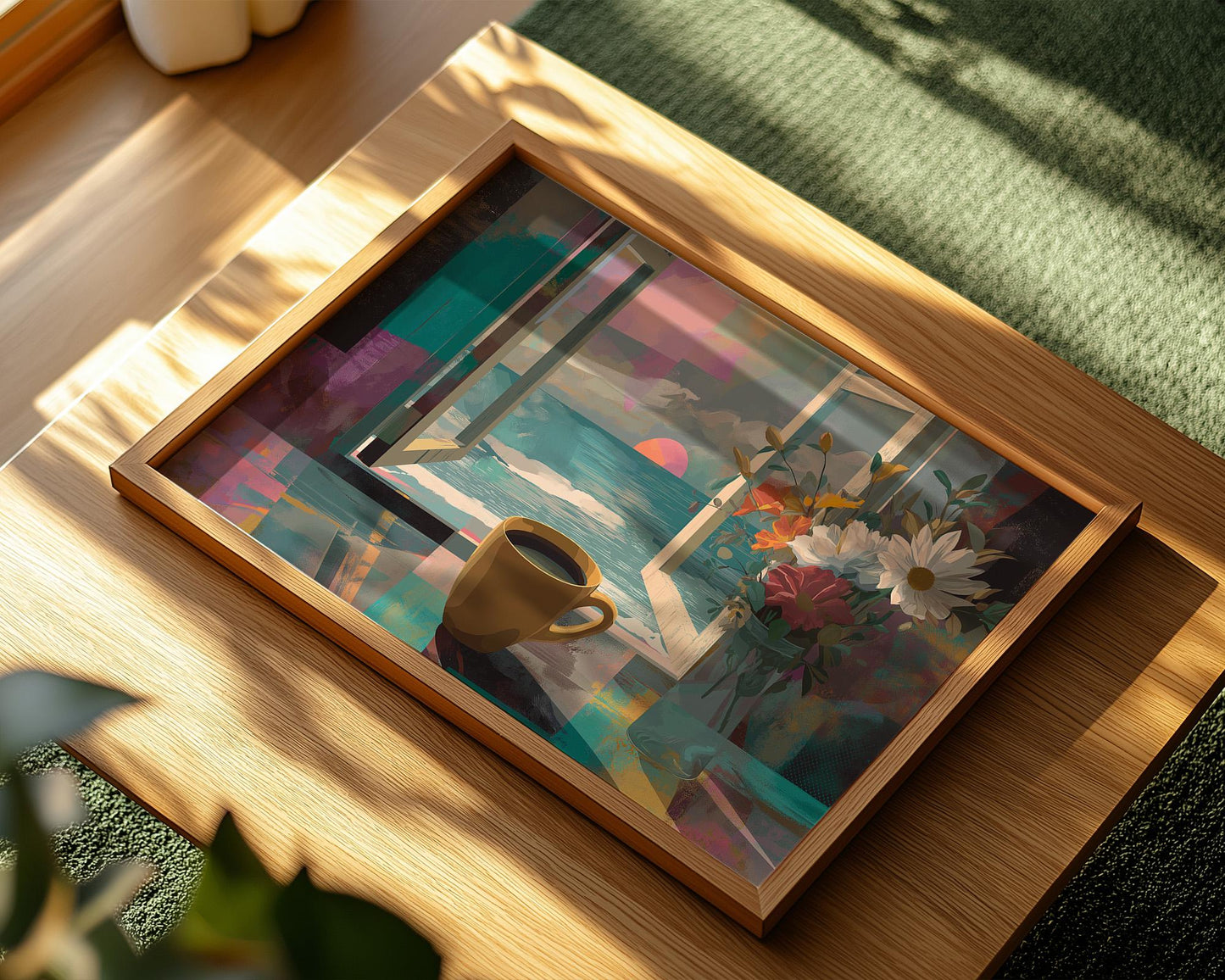 Dopamine Decor | Abstract Floral Print
