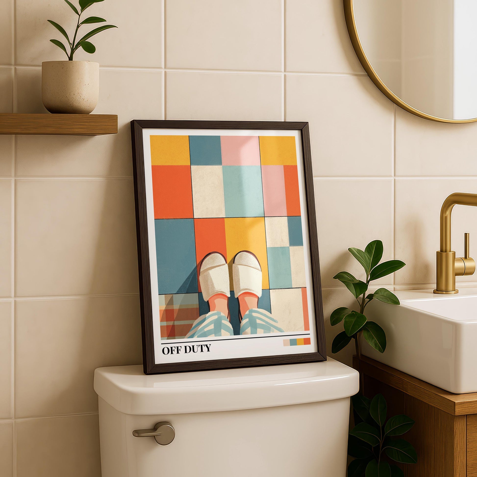 Bathroom Wall Art | Modern Bathroom Wall Art