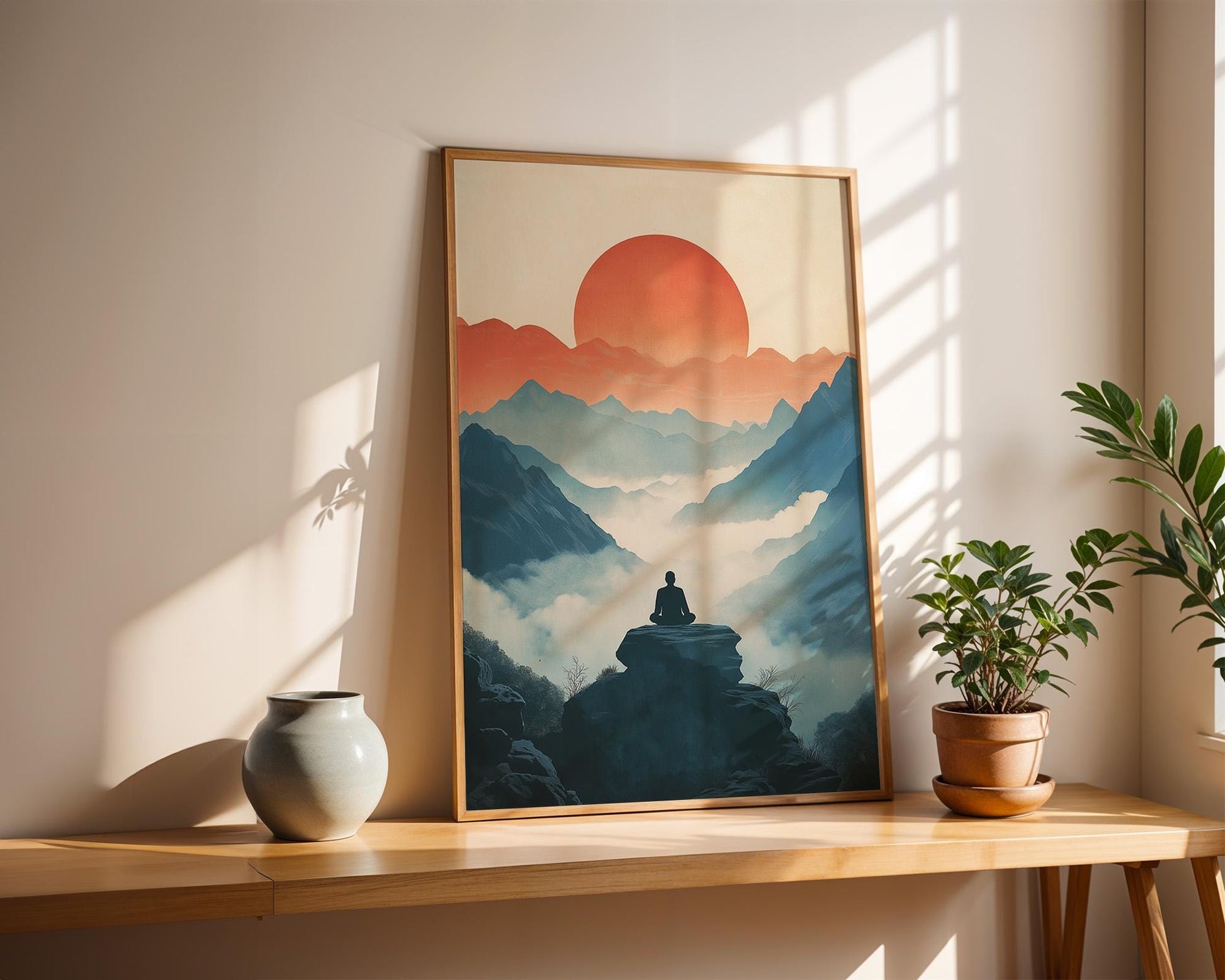 Japanese Wall Art Print | Zen Minimalist Poster
