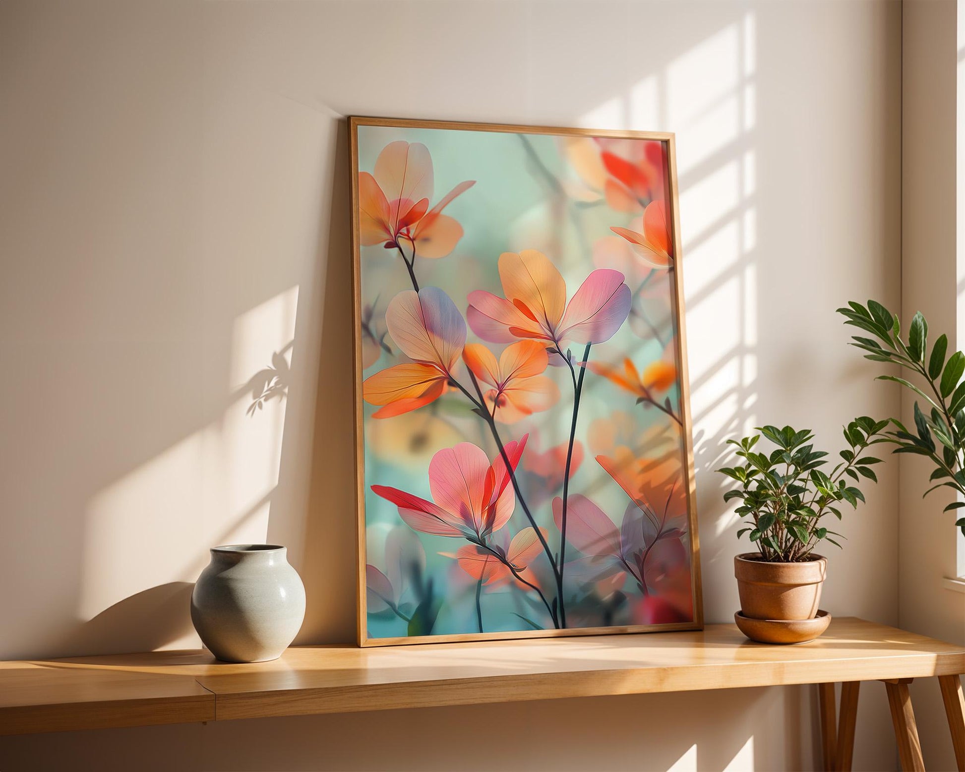 Gallery Wall Art | Abstract Floral Poster