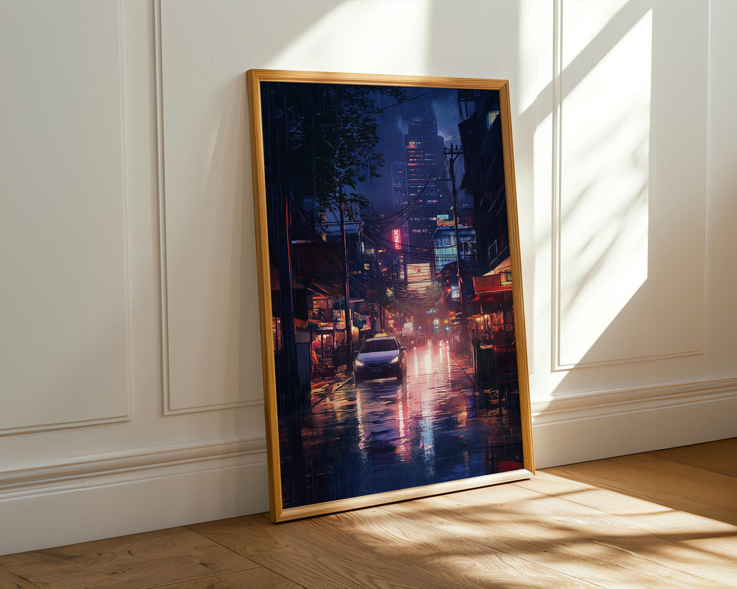 Japanese Wall Art | Japanese Cityscape Poster