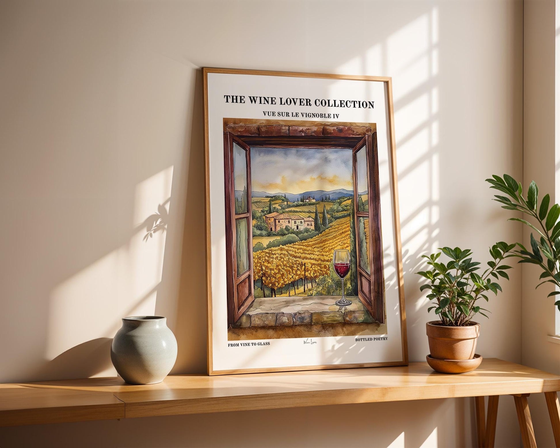 Kitchen Wall Art | Vineyard Art Print