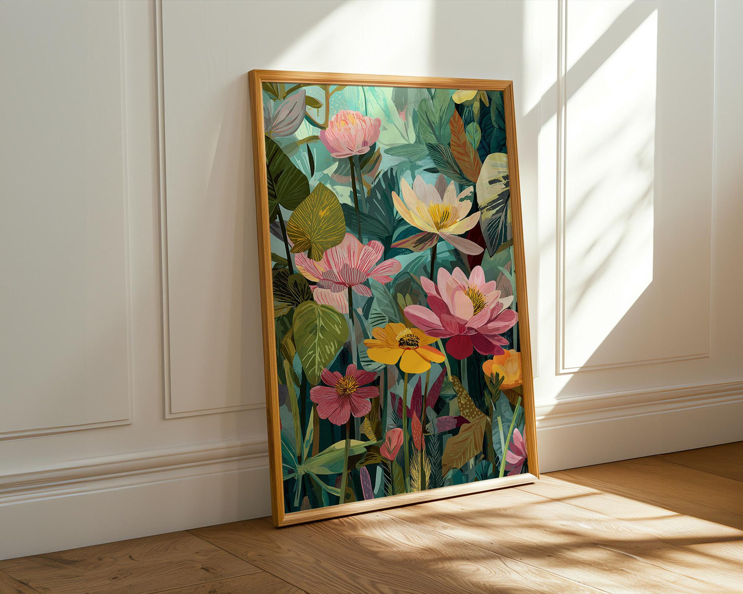 Dopamine Decor | Abstract Floral Print
