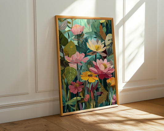 Dopamine Decor | Abstract Floral Print
