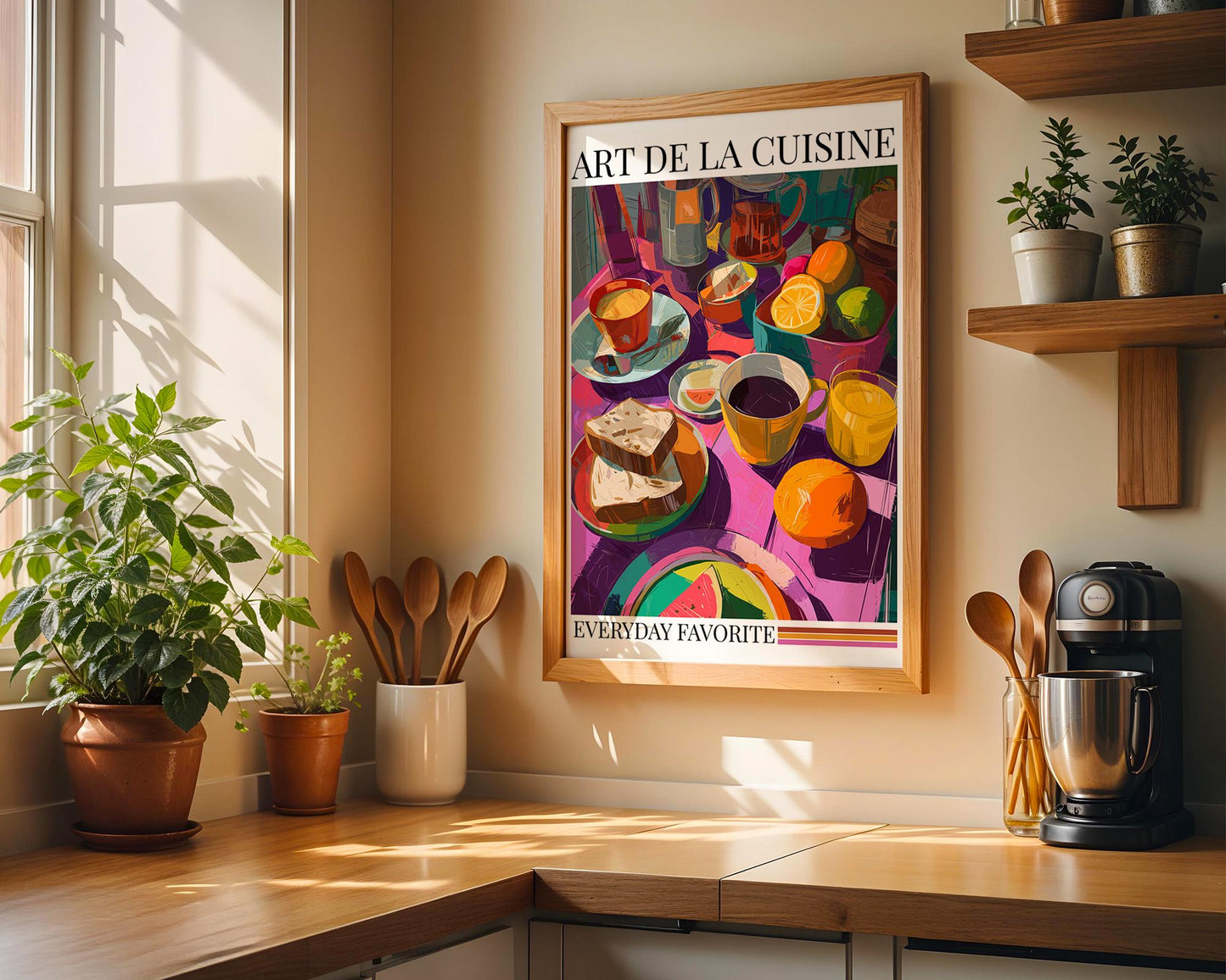 Kitchen Wall Art | Colorful Kitchen Decor
