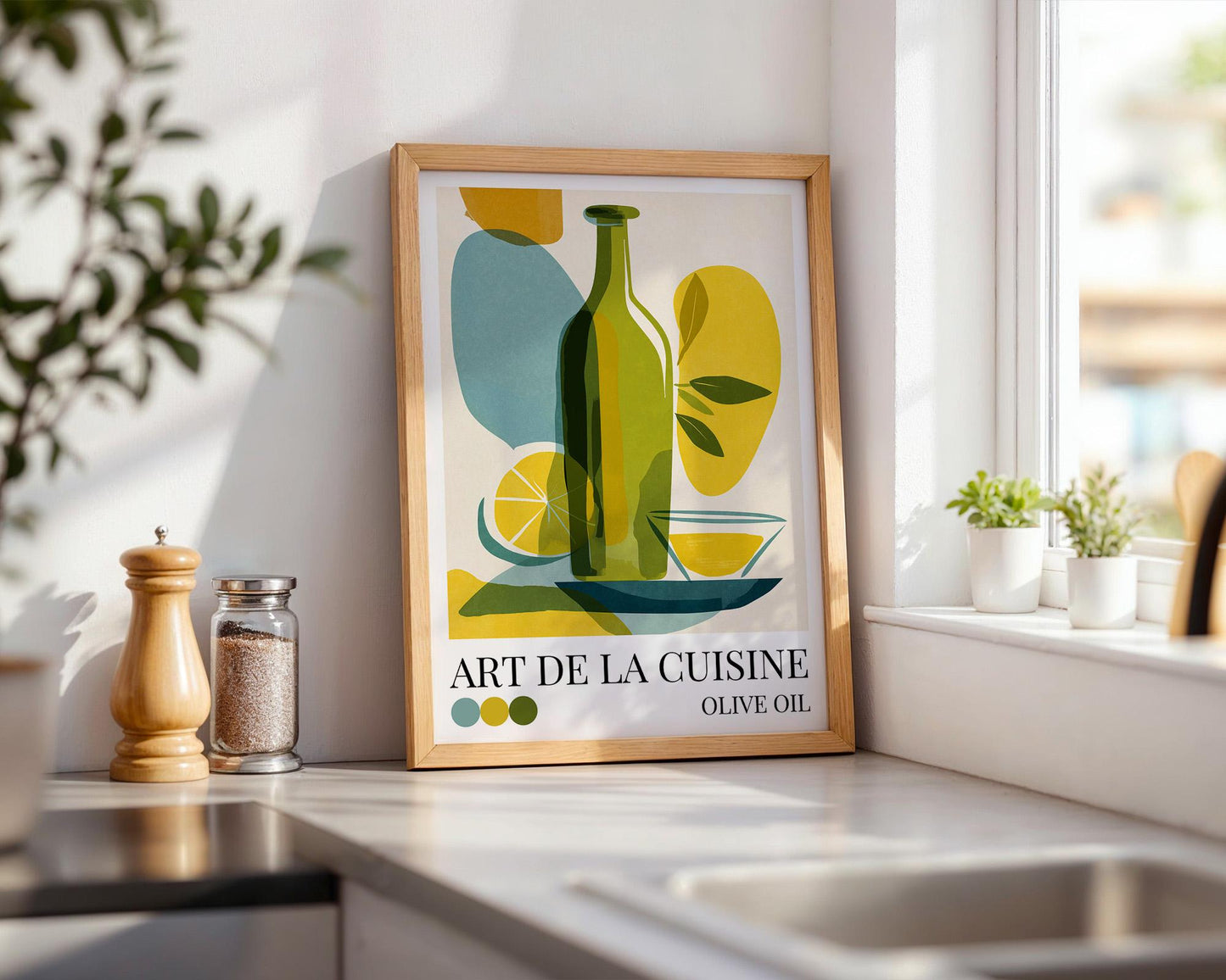 Kitchen Wall Art | Olive Oil Wall Art