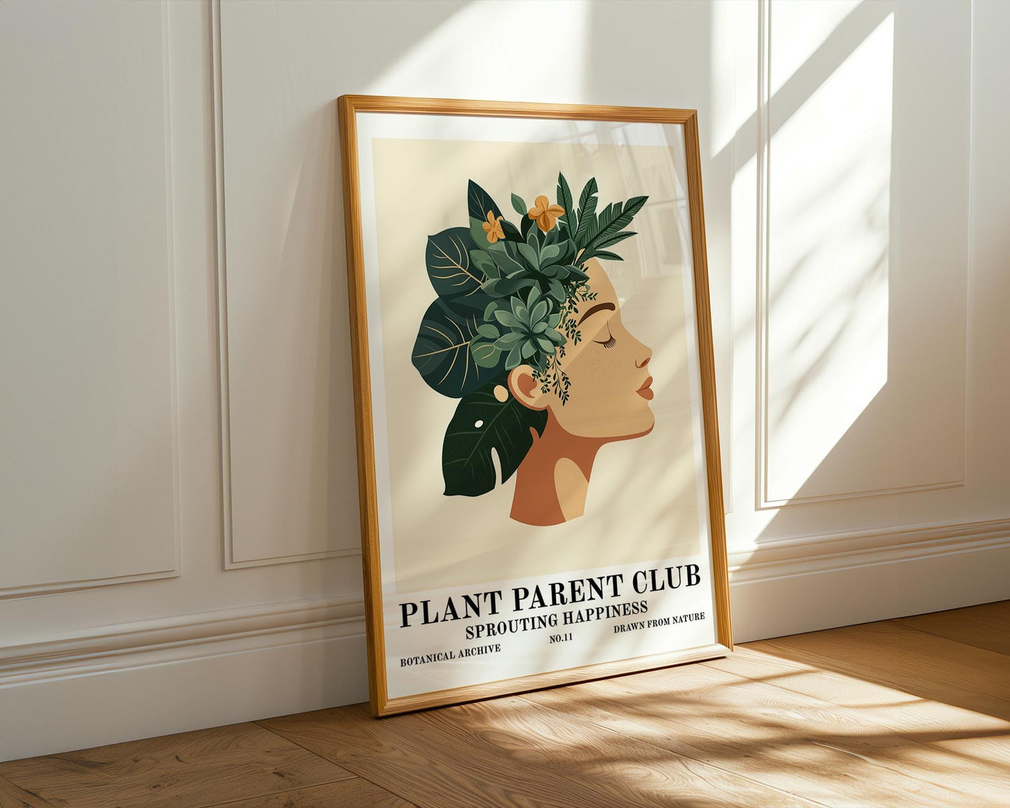 Flower Wall Decor | Botanical House Plant Poster