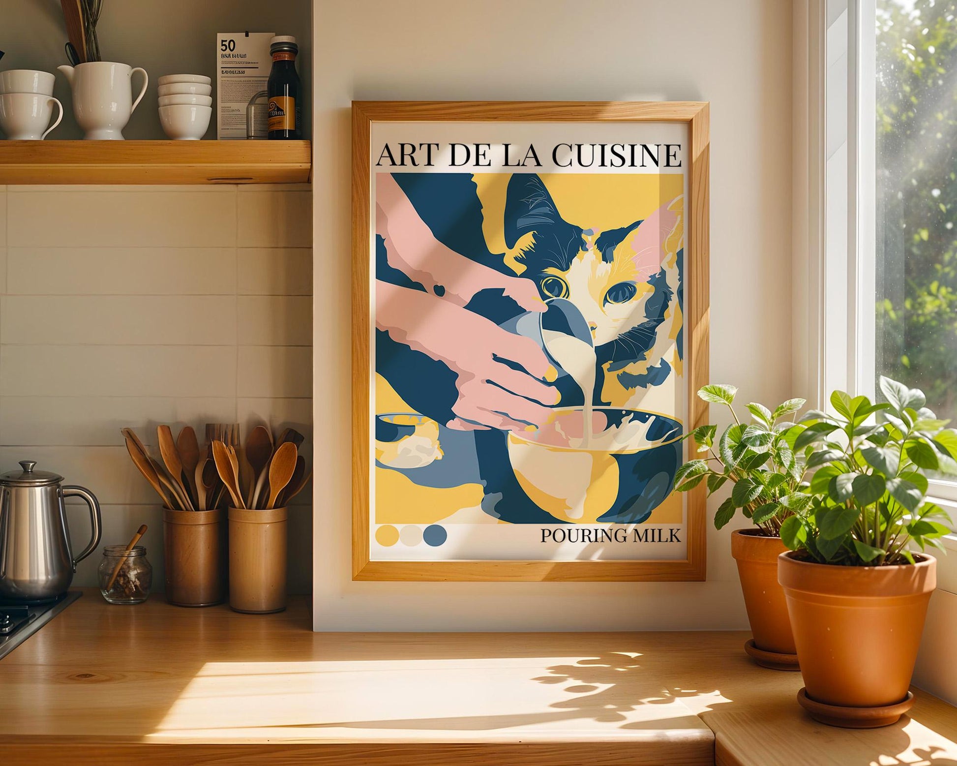 Kitchen Wall Art | Bold Cat Decor