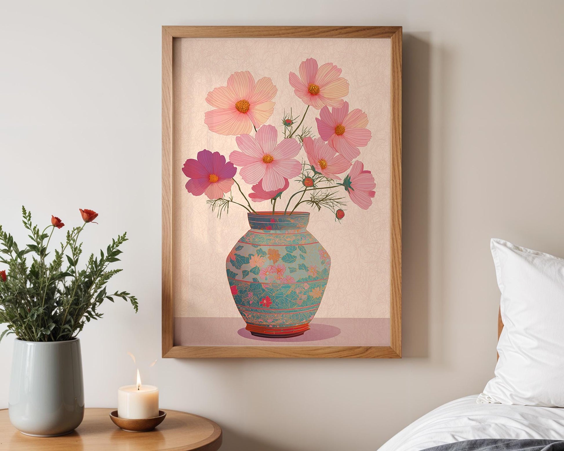 Flower Wall Decor | Premium Floral Art Print