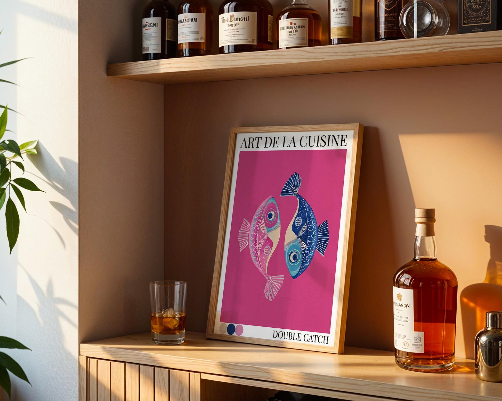 Kitchen Wall Art | Bold Fish Print Artwork