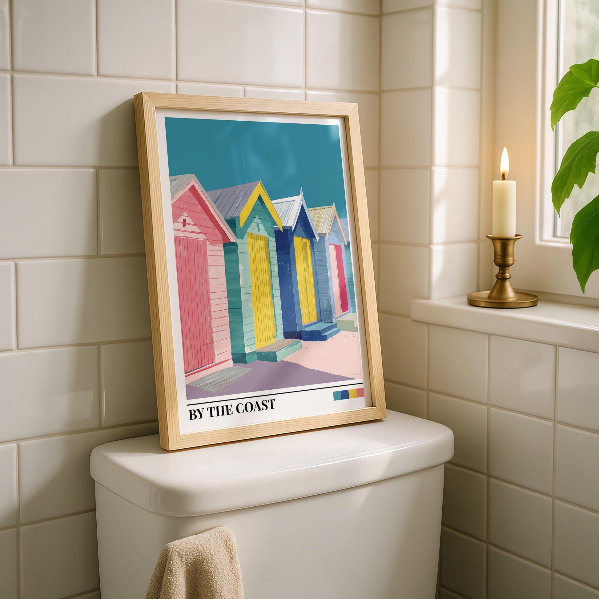 Bathroom Wall Art | Beach Hut Wall Art