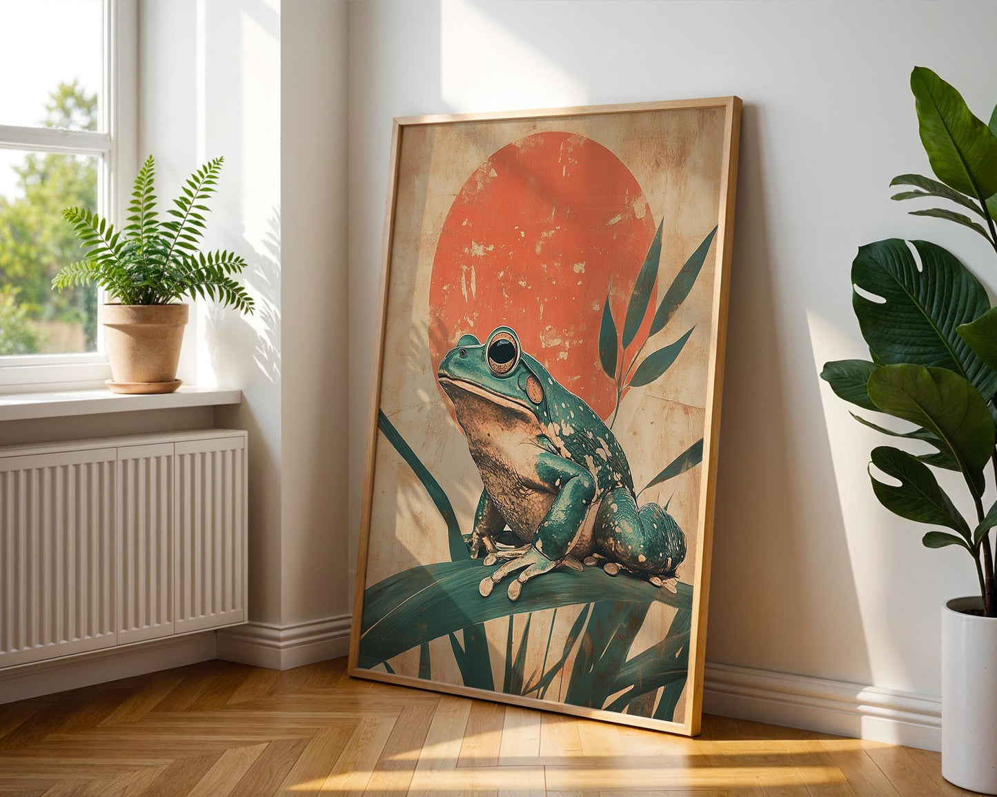 Japanese Wall Art | Japanese Frog Art Print