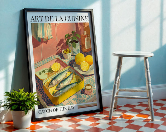 Kitchen Wall Art | Sardine Wall Decor