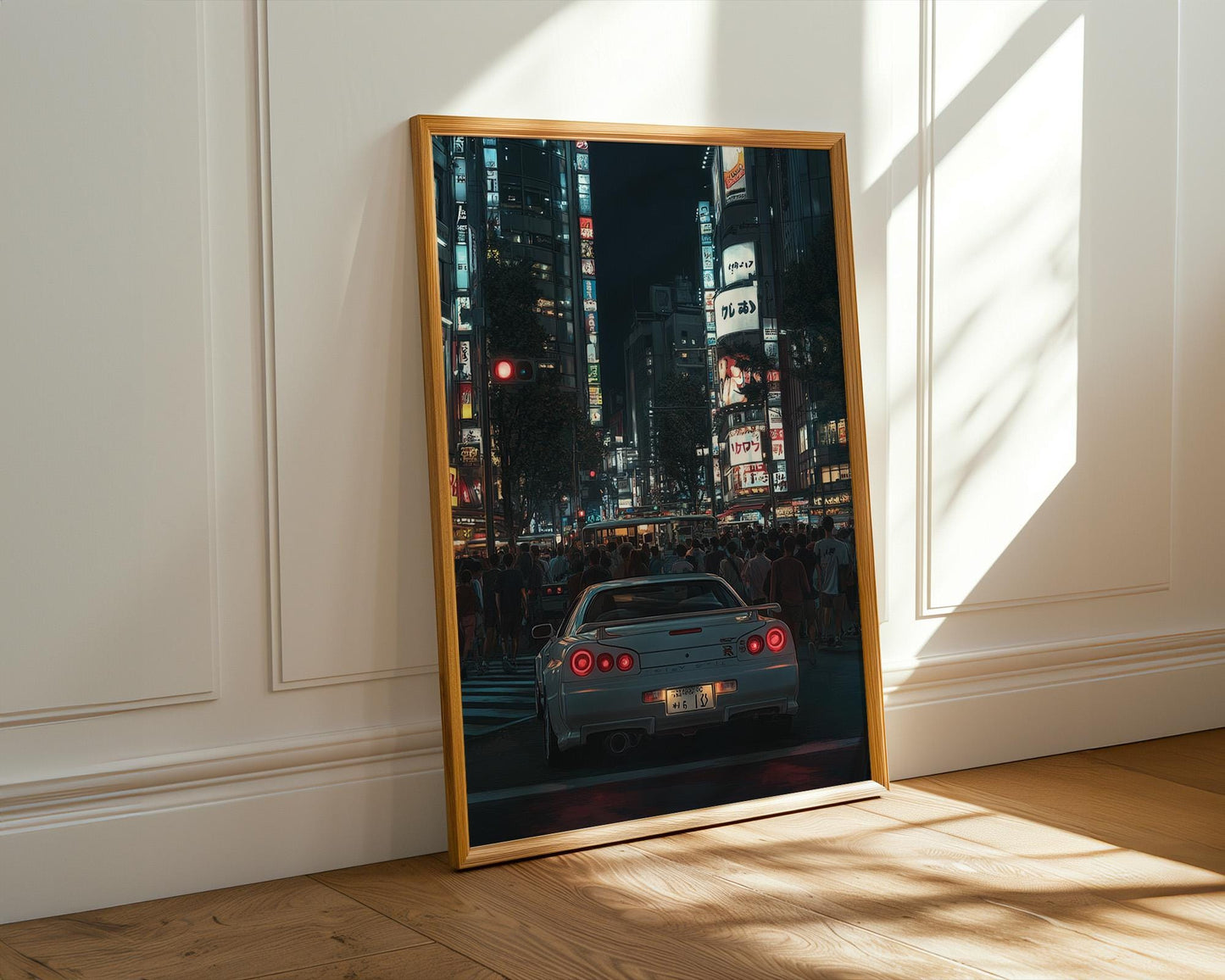 Japanese Wall Art | Tokyo Anime Car Poster