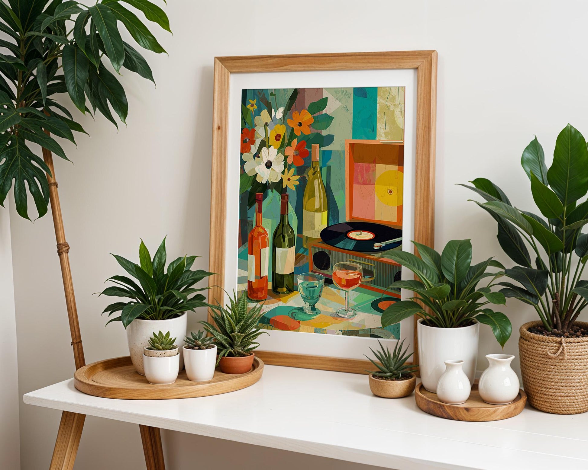 Dopamine Decor | Colorful Floral Abstract Boho Print