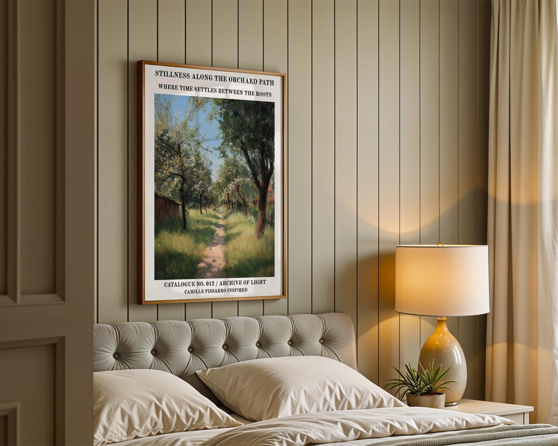 Gallery Wall Art | Camille Pissarro Inspired Poster