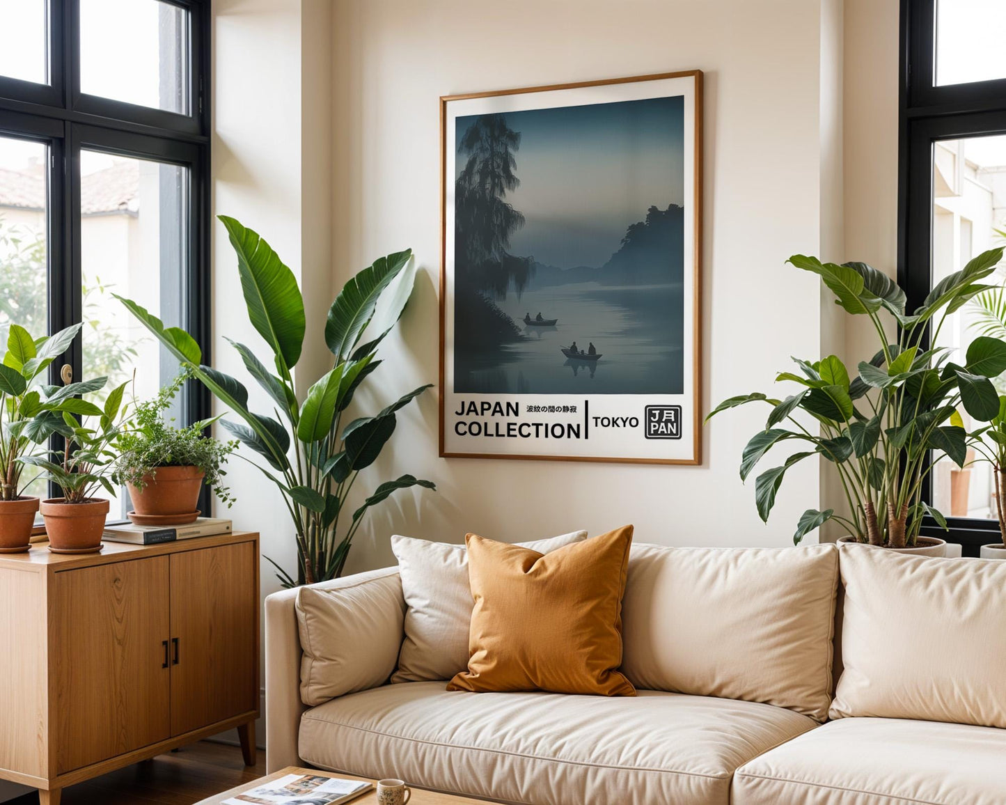 Japanese Wall Art | Misty River Tokyo Collection