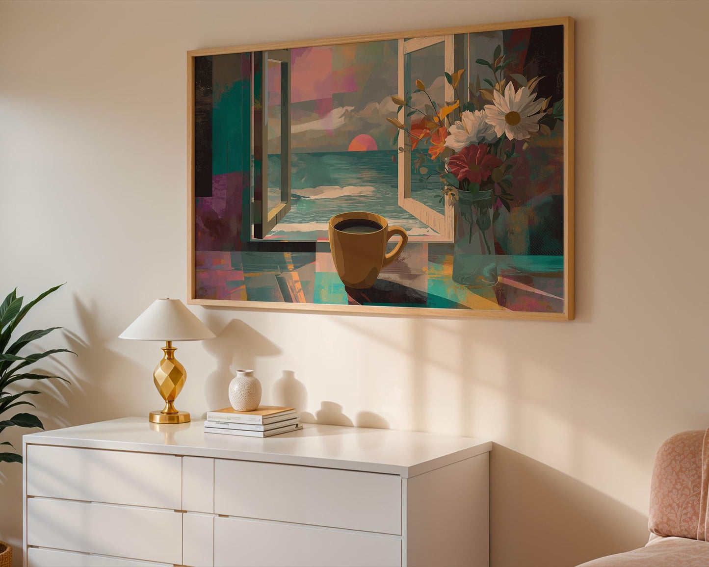 Dopamine Decor | Abstract Floral Print