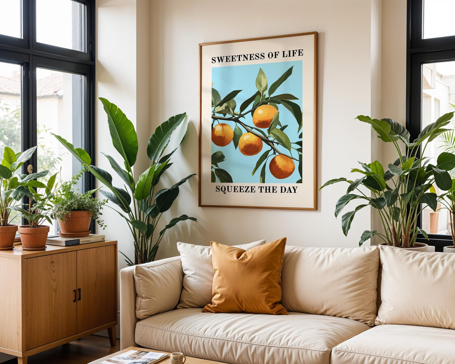 Kitchen Wall Art | Orange Tree Poster