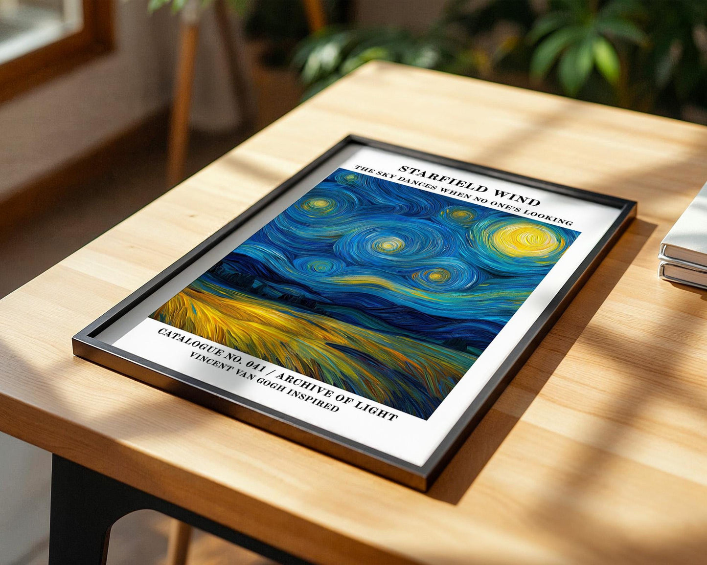 Gallery Wall Art | Van Gogh Inspired Starry Night Print