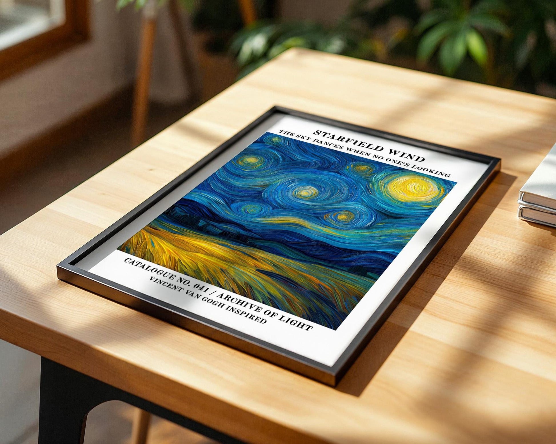 Gallery Wall Art | Van Gogh Inspired Starry Night Print