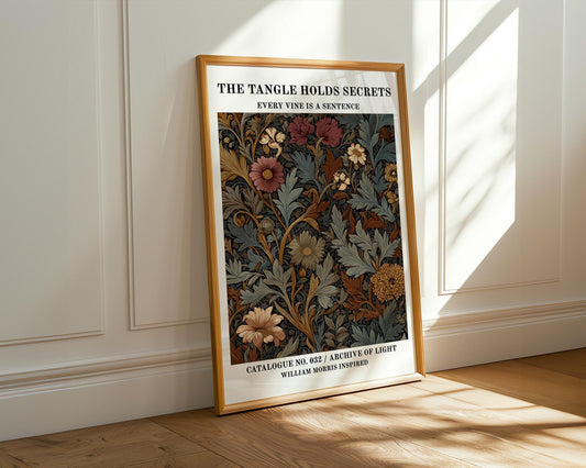 Gallery Wall Art | William Morris Inspired Botanical Print