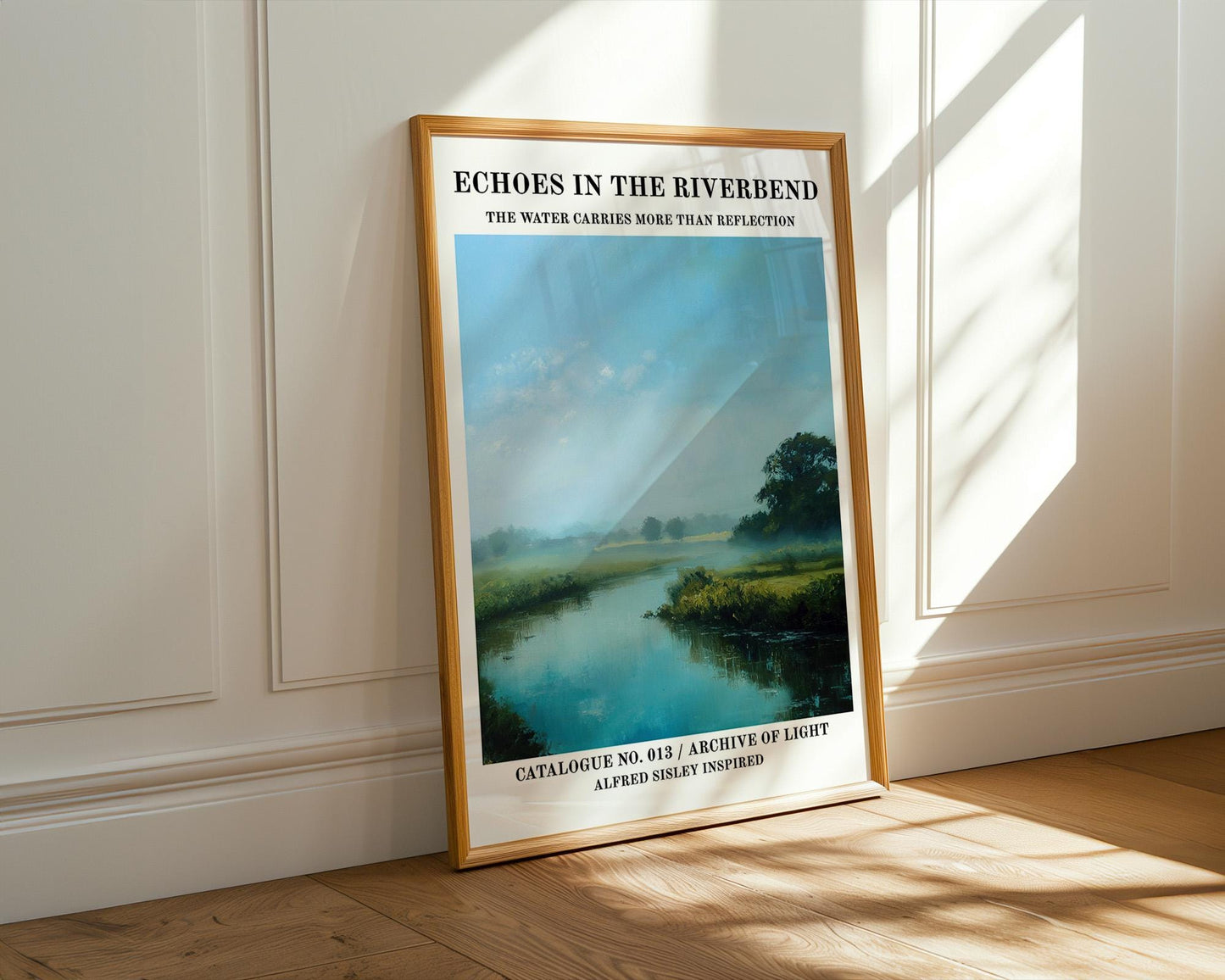 Gallery Wall Art | Impressionist Riverbend Art Print