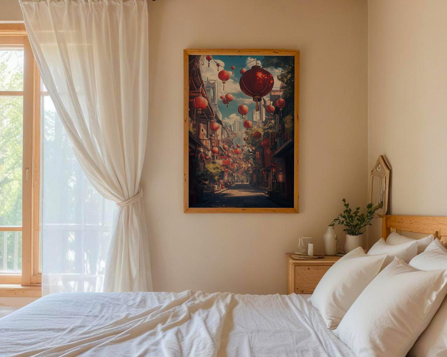 Japanese Wall Art | Japanese Cityscape Poster