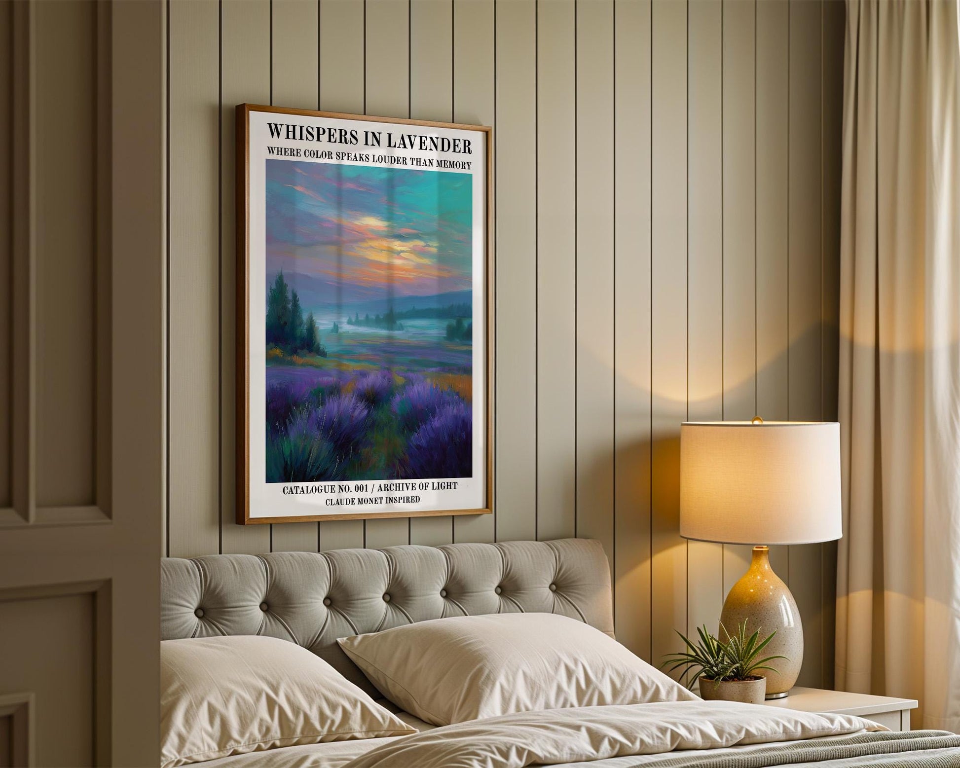 Gallery Wall Art | Claude Monet Inspired Poster