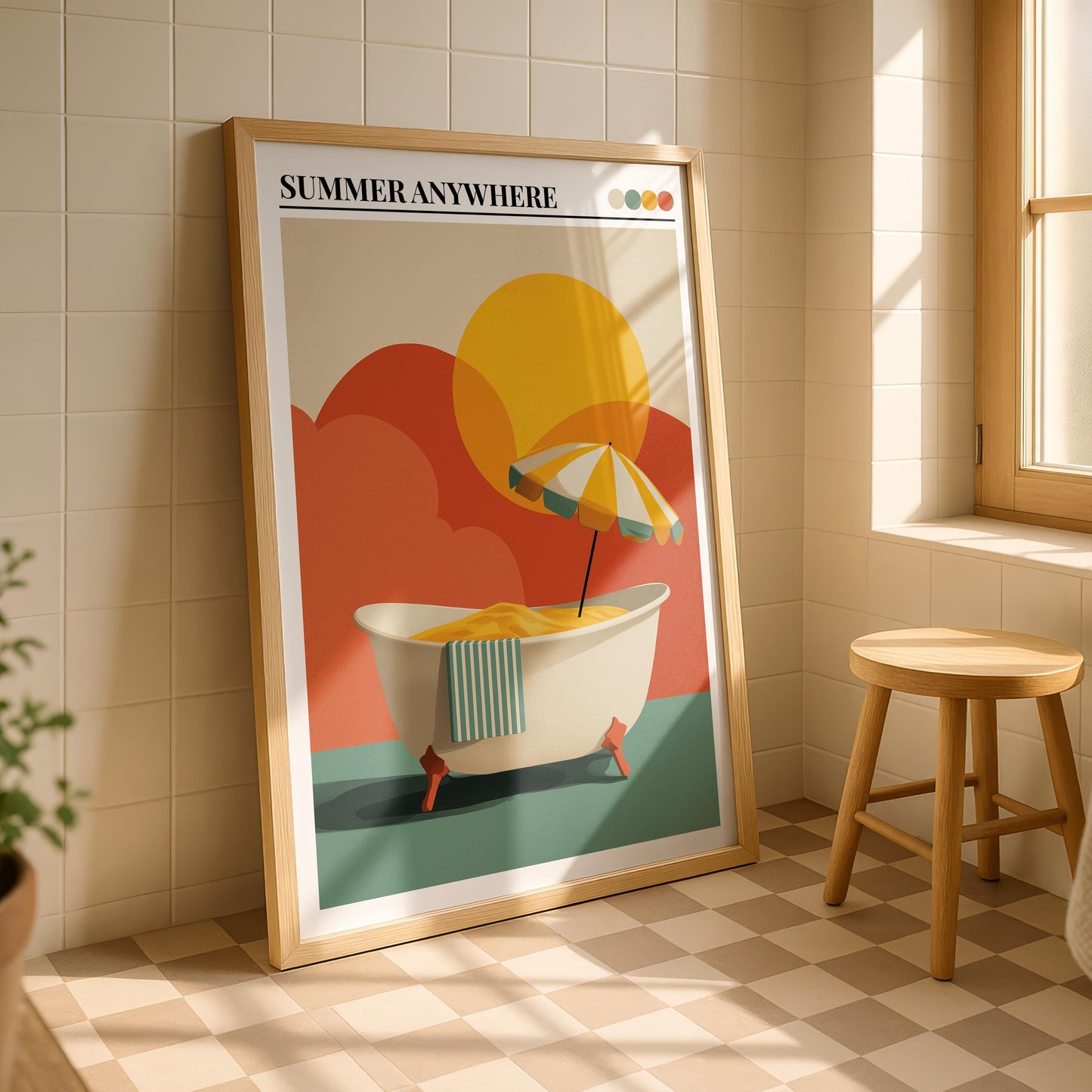 Bathroom Wall Art | Bold Dopamine Decor