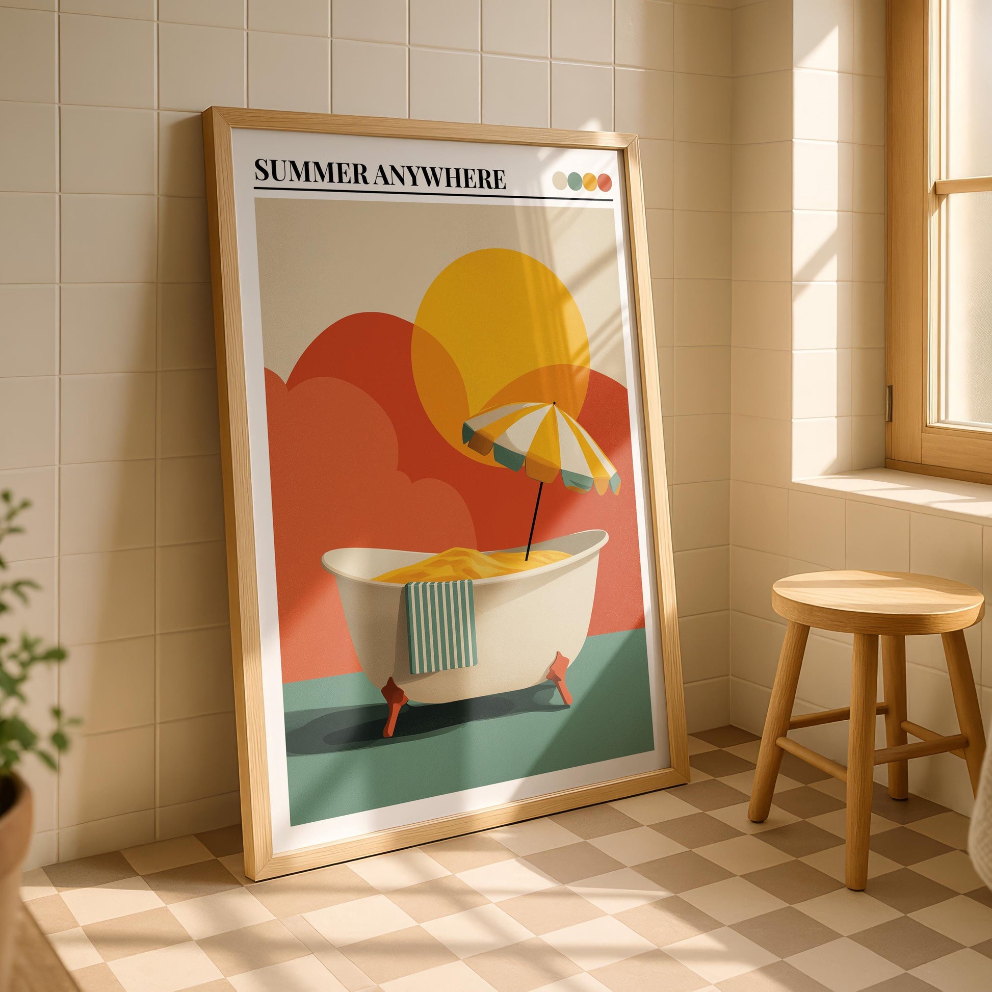 Bathroom Wall Art | Bold Dopamine Decor