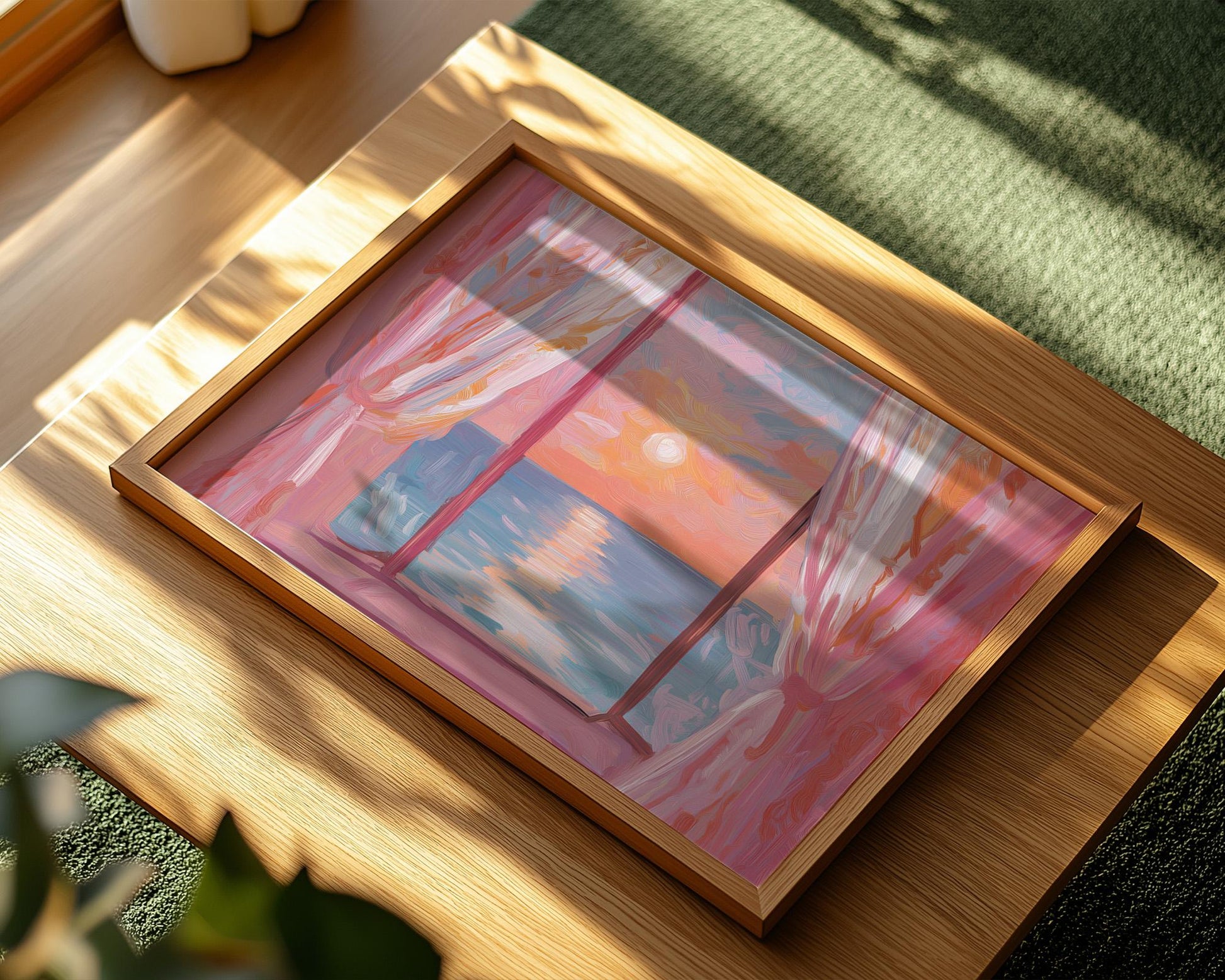 Dopamine Decor | Colorful Ocean Abstract Print