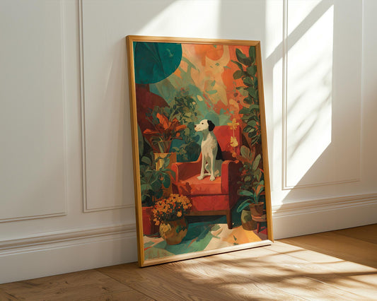Dopamine Decor | Vintage Floral Abstract Art