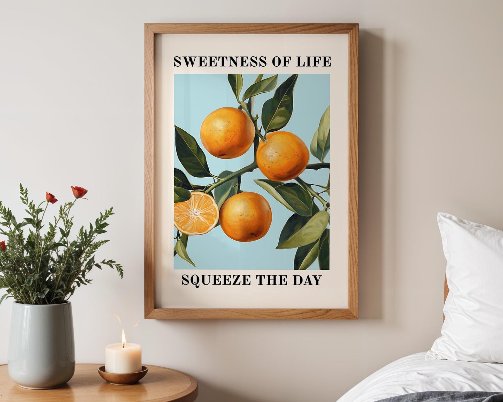 Kitchen Wall Art | Orange Tree Poster