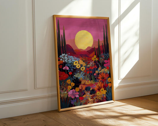 Dopamine Decor | Abstract Floral Print