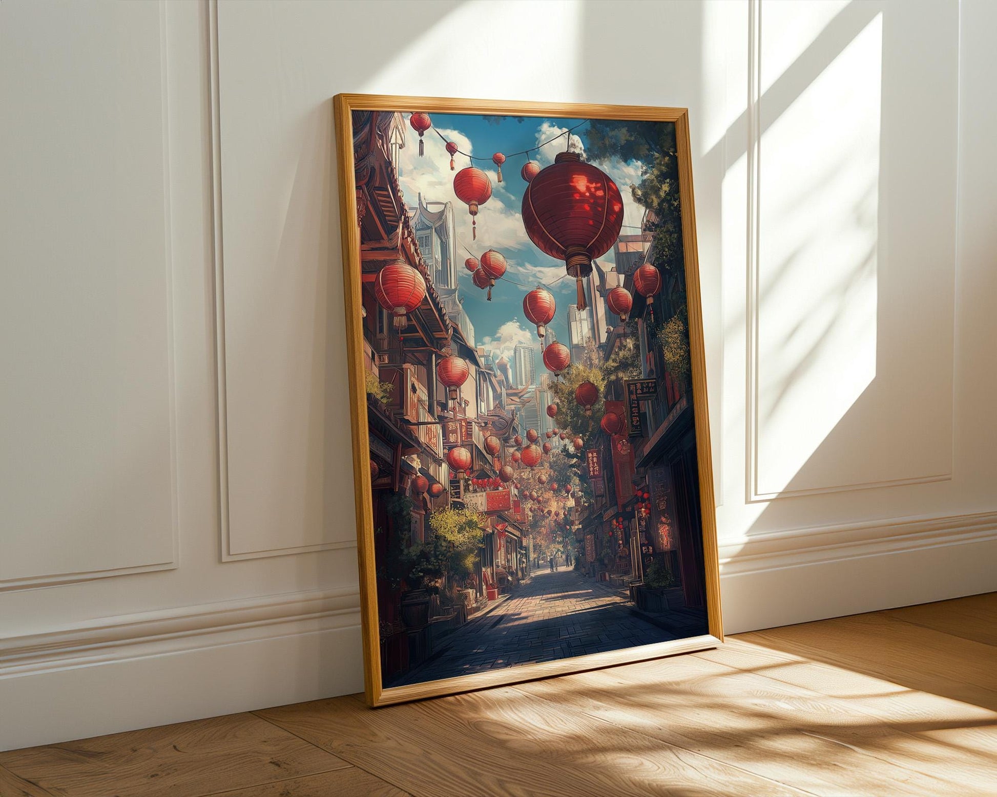 Japanese Wall Art | Japanese Cityscape Poster