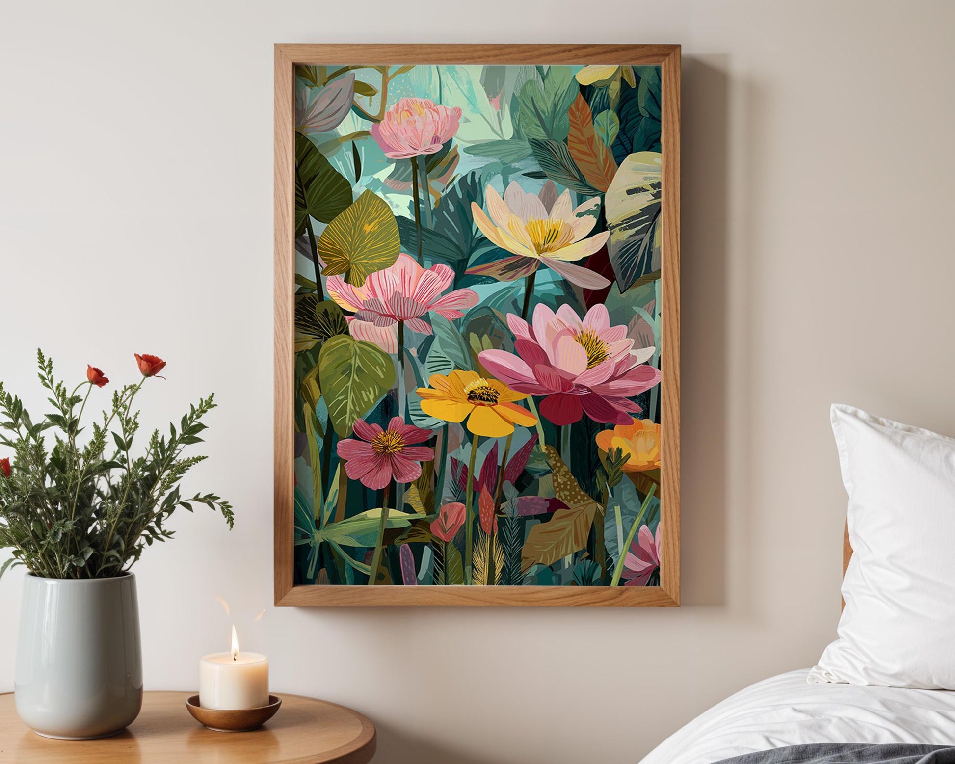 Dopamine Decor | Abstract Floral Print