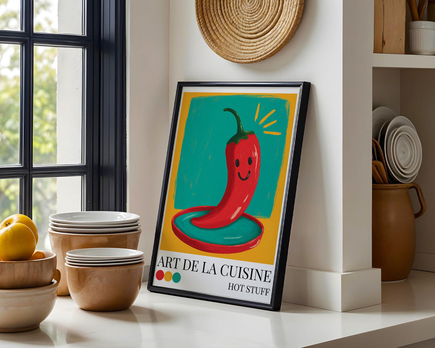 Kitchen Wall Art | Chili Dopamine Wall Art