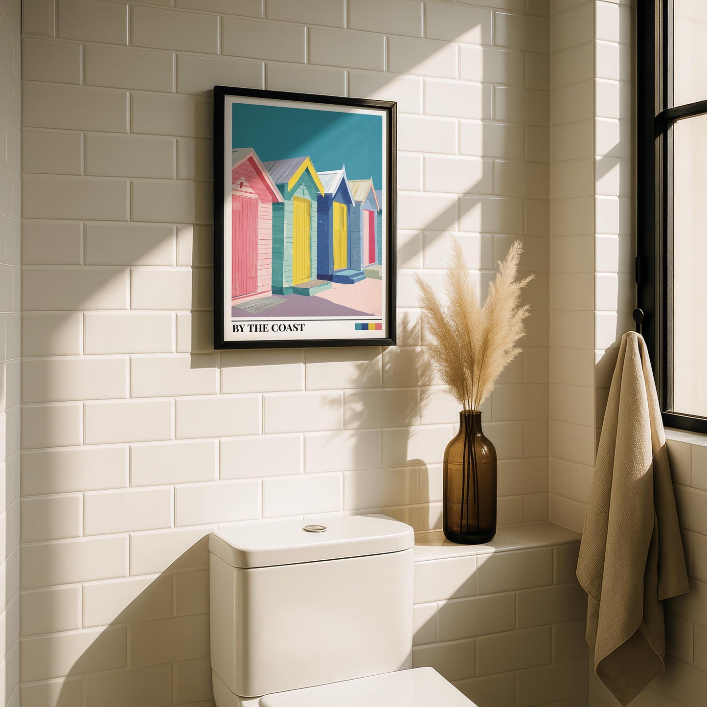 Bathroom Wall Art | Beach Hut Wall Art