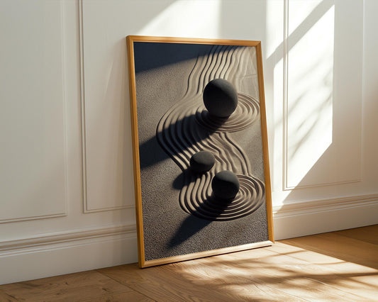 Japanese Wall Art Print | Retro Japanese Art Zen Decor