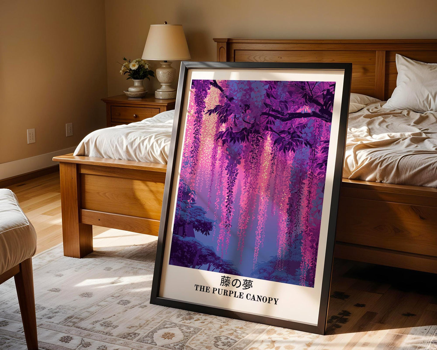 Japanese Wall Art | Japanese Wisteria Poster
